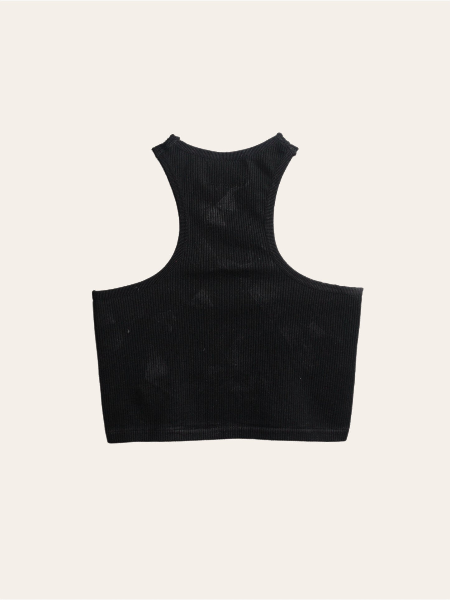 AAMBIVERT ribbed crop top women's dystopian streetwear UK