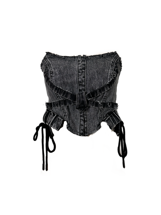 BAROQUE Denim Corset