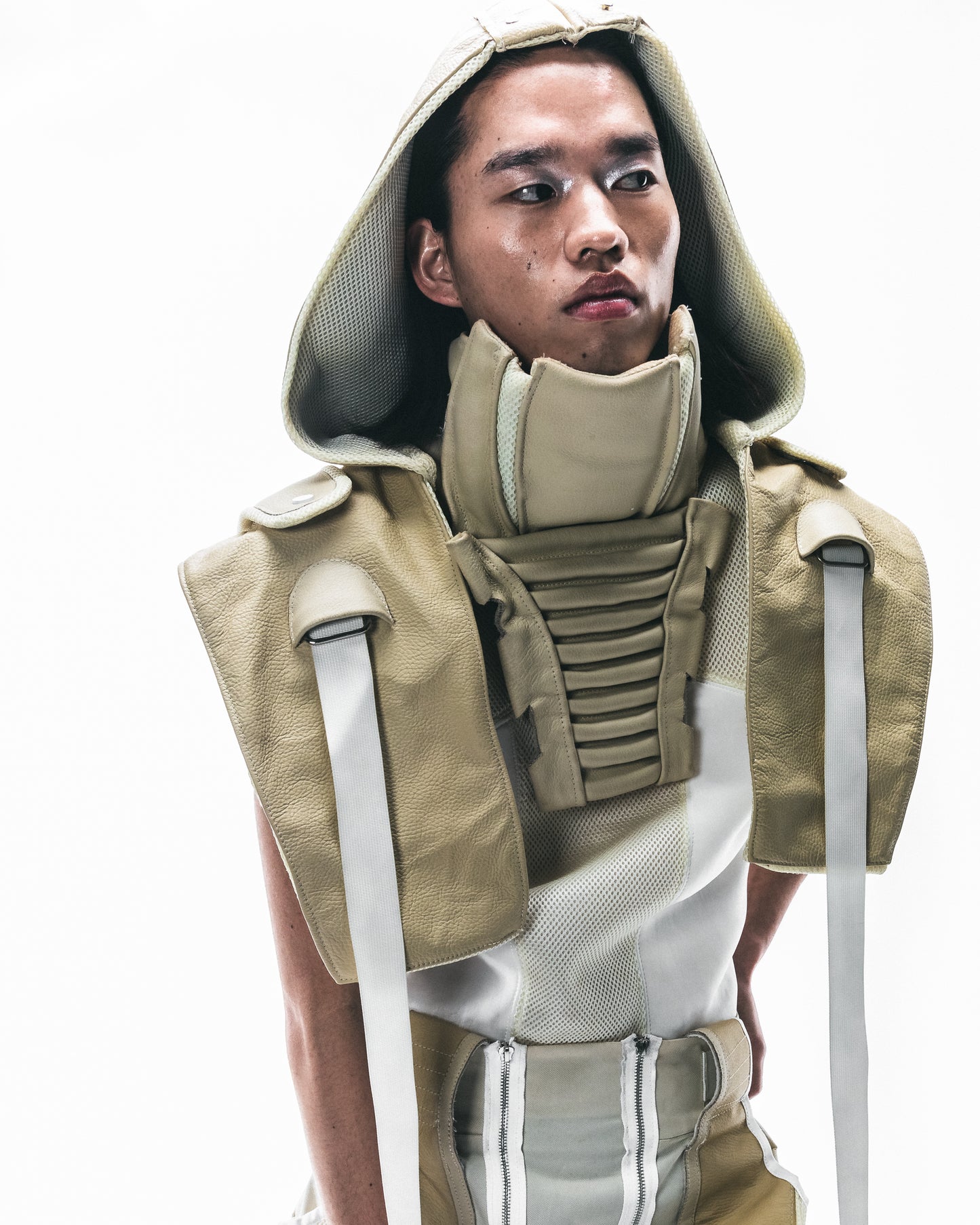 Rent dystopian cyberpunk Look 2 — full outfit fashion rental by AAMBIVERT UK