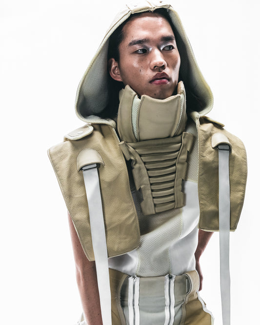 Rent dystopian cyberpunk Look 2 — full outfit fashion rental by AAMBIVERT UK