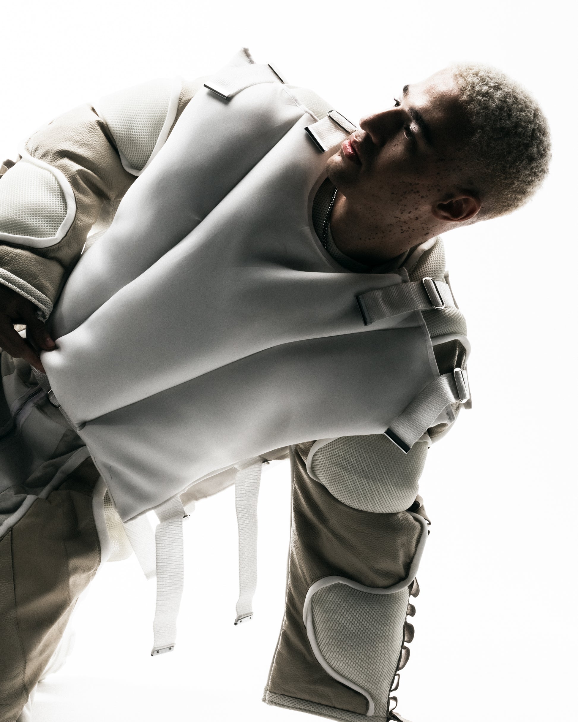 Rent dystopian cyberpunk Look 4 — full outfit fashion rental by AAMBIVERT UK