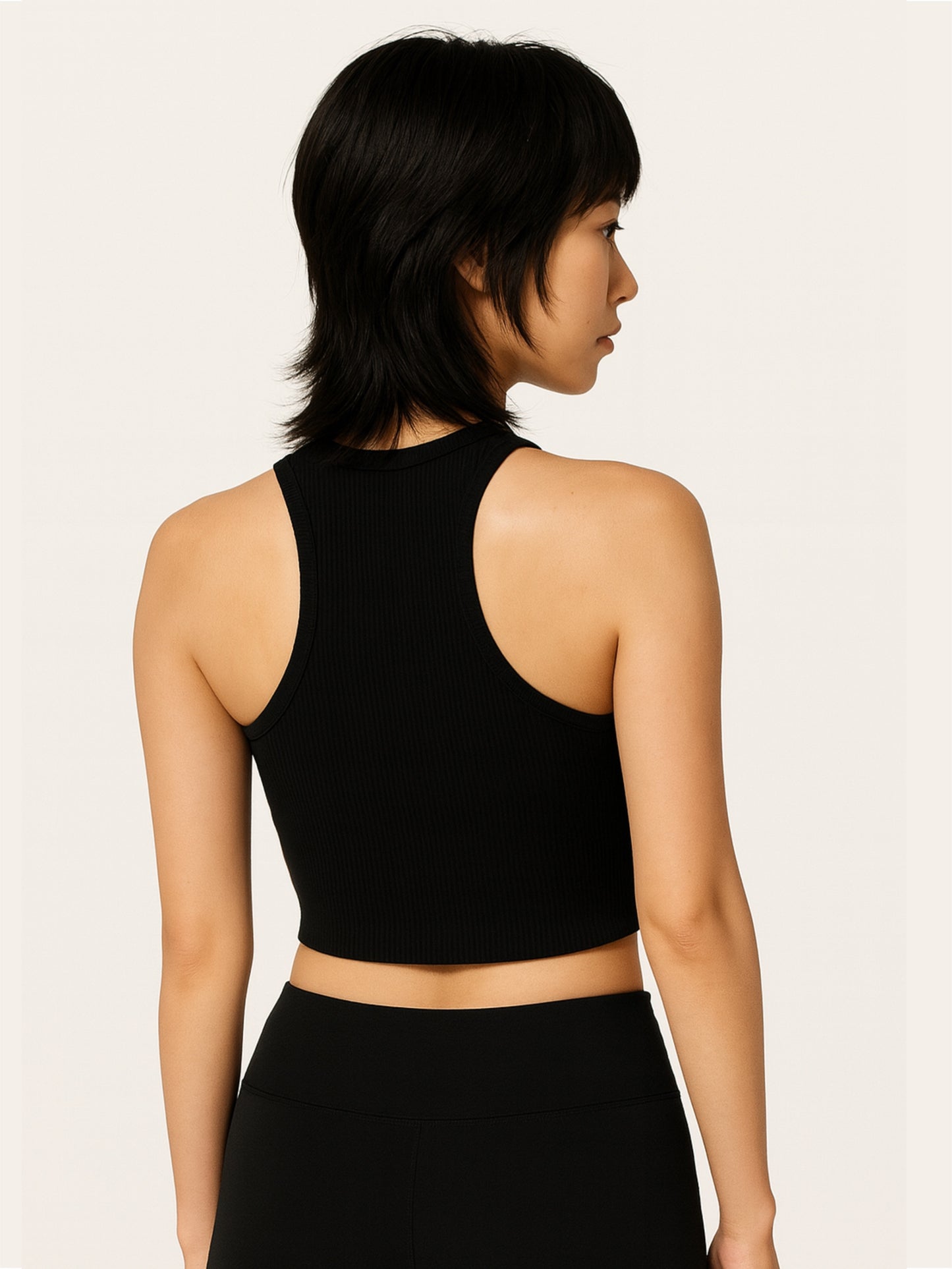 AAMBIVERT Ribbed Crop Top