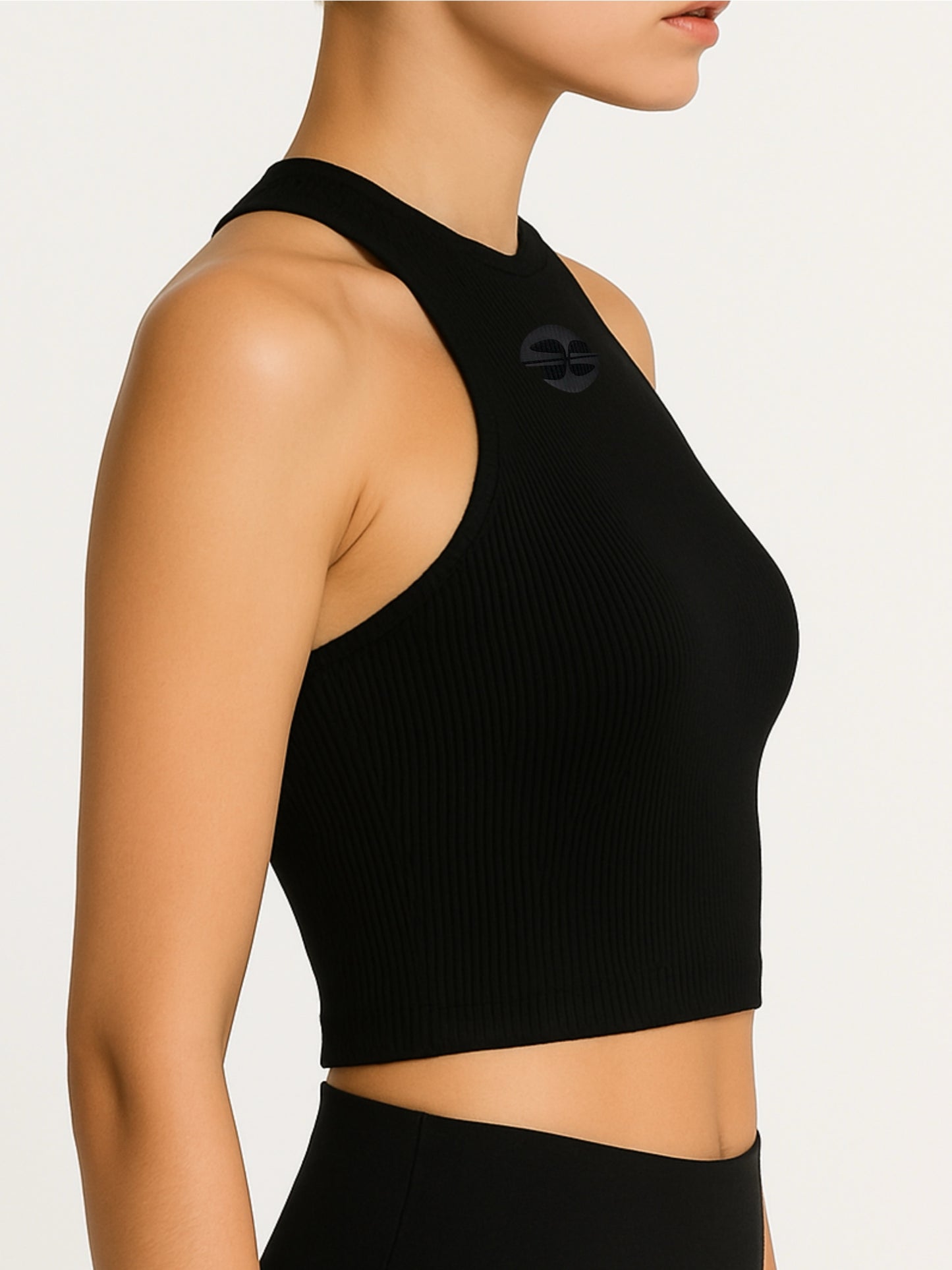AAMBIVERT Ribbed Crop Top
