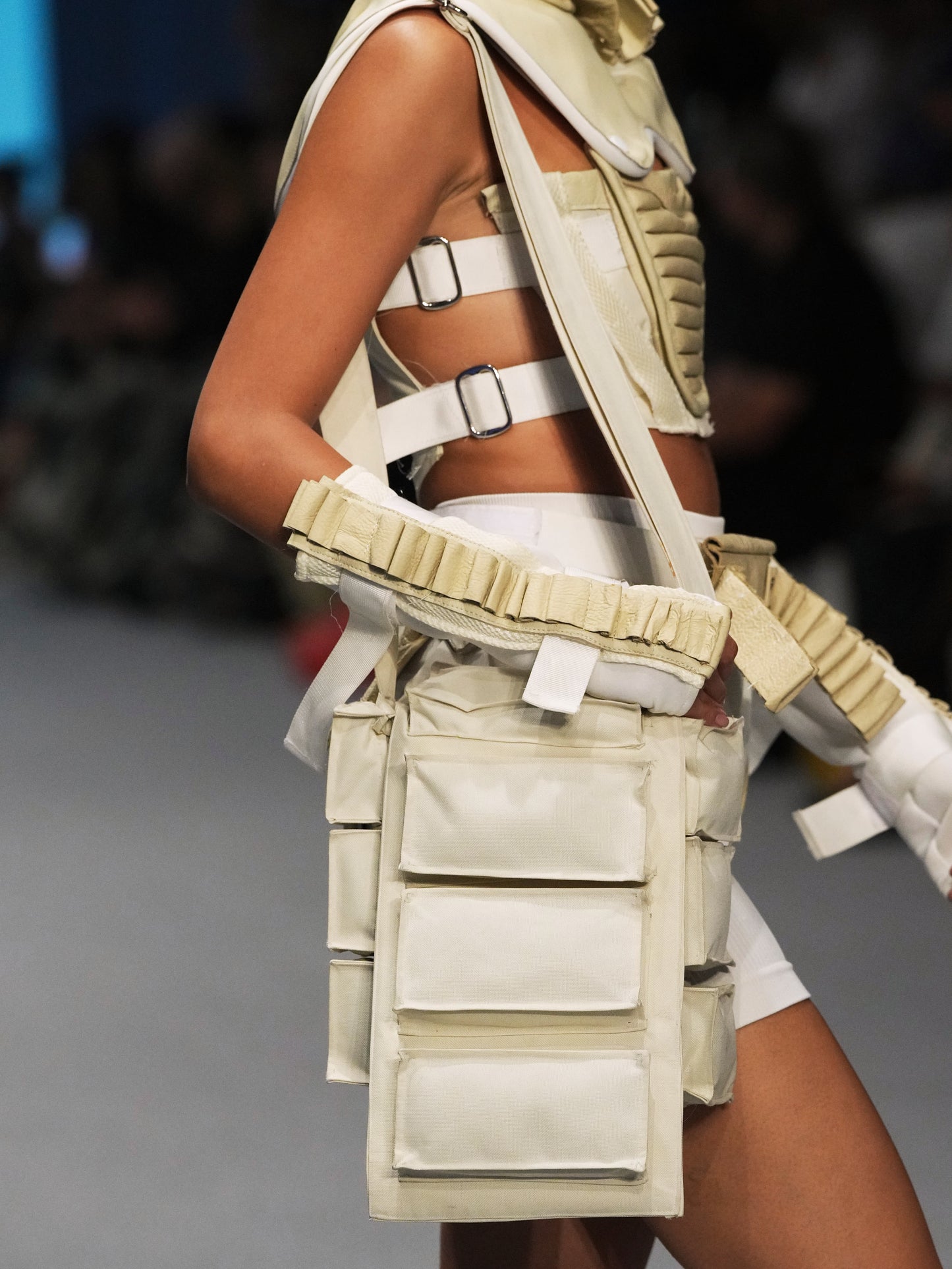 Rent dystopian cyberpunk Look 1 — full outfit fashion rental by AAMBIVERT