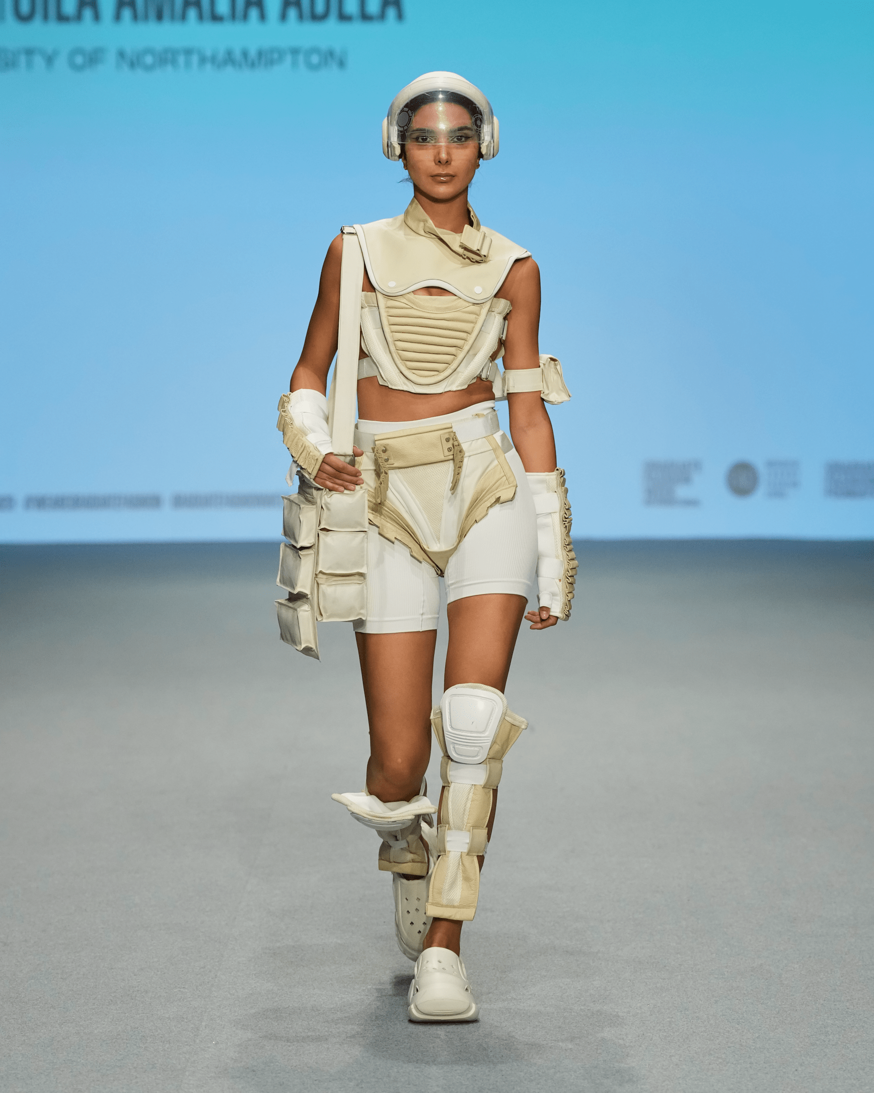 Rent dystopian cyberpunk Look 1 — full outfit fashion rental by AAMBIVERT