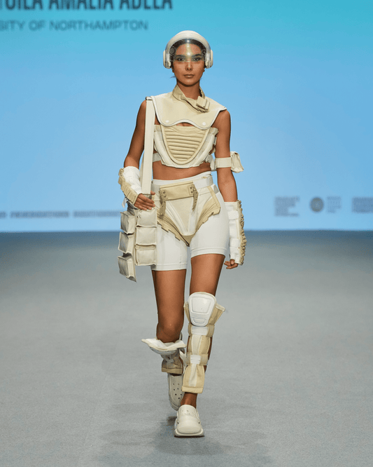 Rent dystopian cyberpunk Look 1 — full outfit fashion rental by AAMBIVERT
