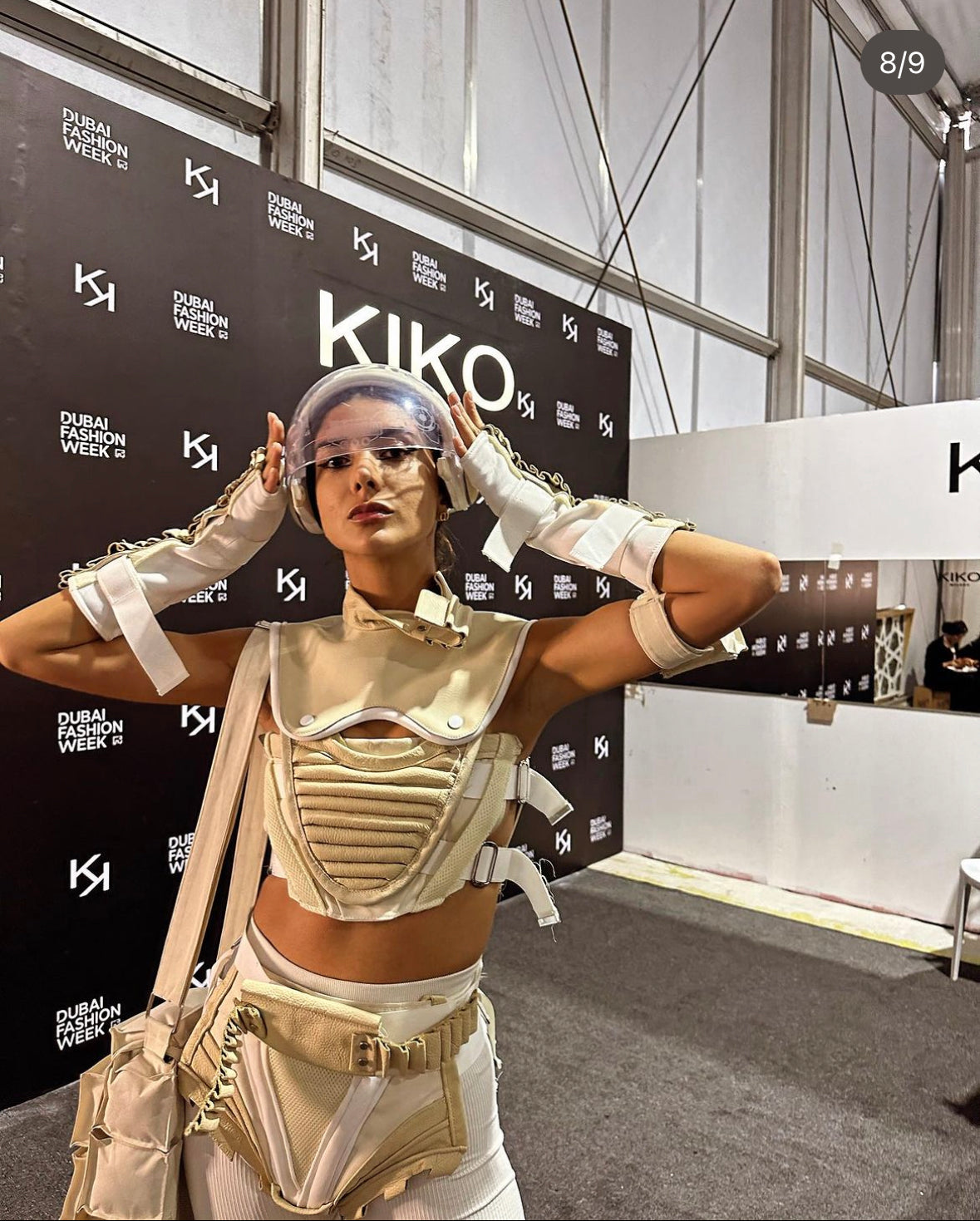 Rent dystopian cyberpunk Look 1 — full outfit fashion rental by AAMBIVERT