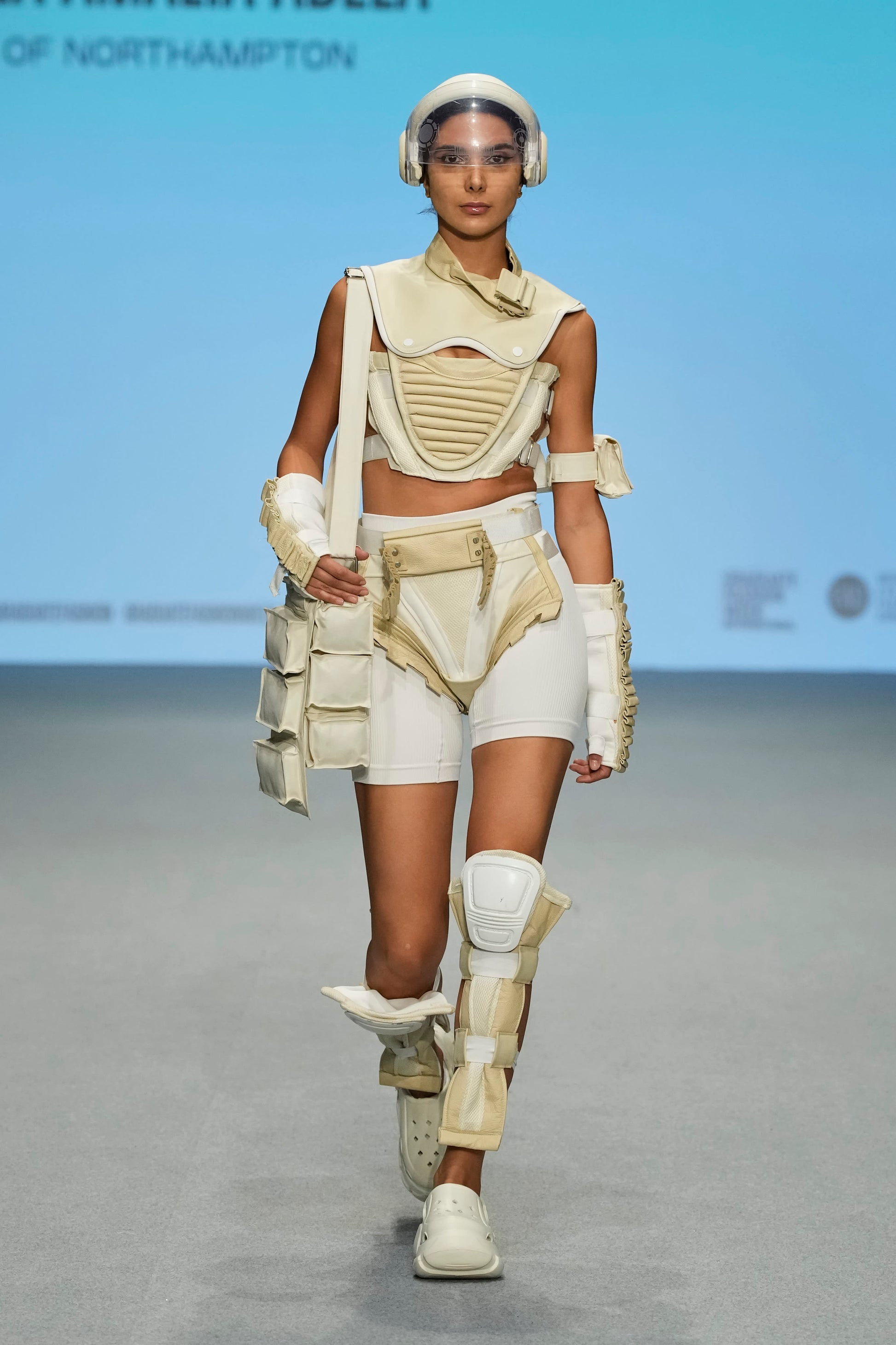 Rent dystopian cyberpunk Look 1 — full outfit fashion rental by AAMBIVERT